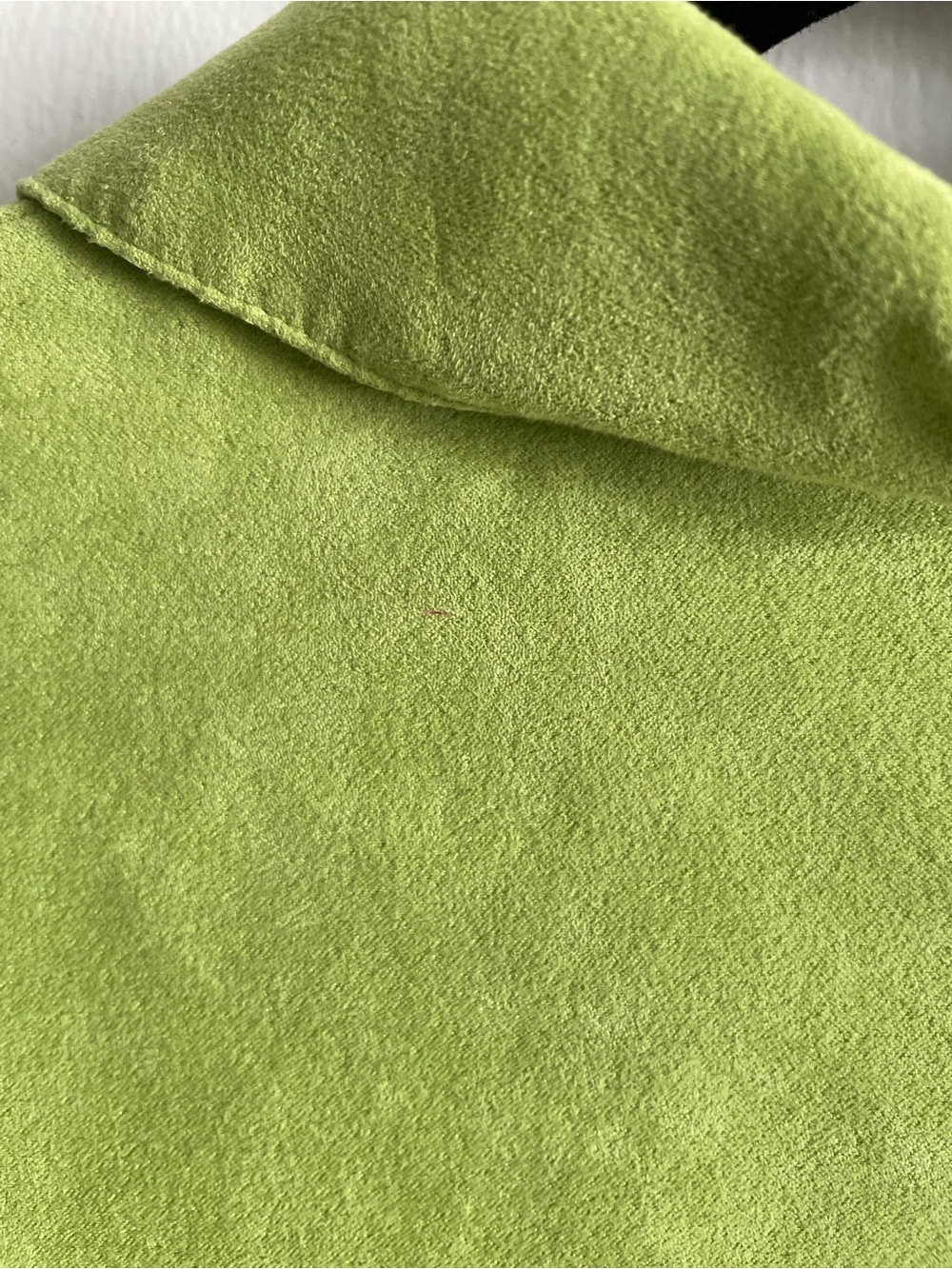 Studio Works shacket lime green micro suede western 1X - Picture 6 of 7